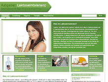 Tablet Screenshot of laktose-intoleranz.org